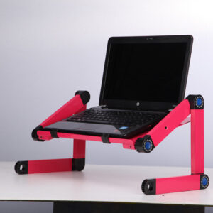 Laptop Table Stand With Adjustable Folding Ergonomic Design Stand Notebook Desk For Ultrabook Netbook Or Tablet With Mouse Pad